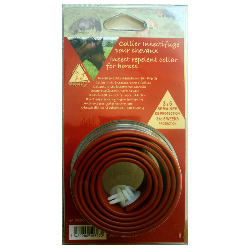 Single pack fly repellent collar